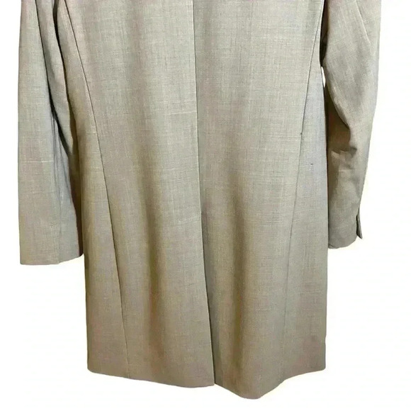 GAP Women's Knee-length Classic Overcoat Coat Long Sleeve Notched Collar Grey S - Picture 7 of 14